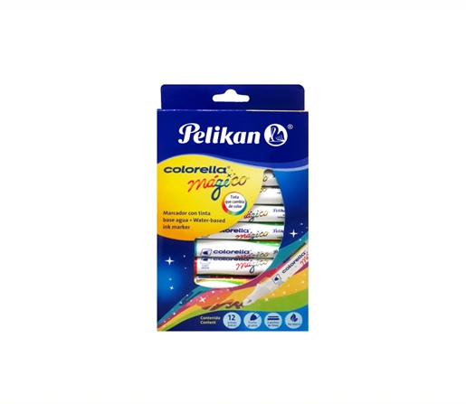MARCADOR PELIKAN COLORELLA MAGICO EST X12